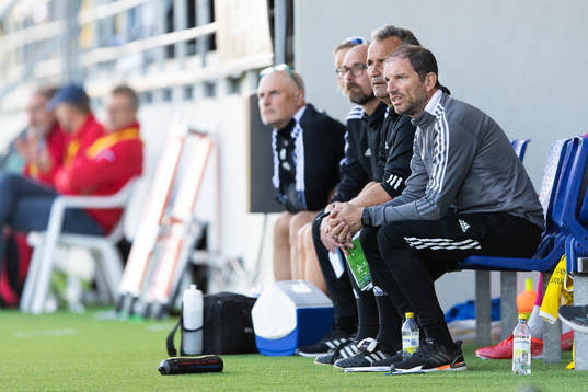 Falkenbergs tillfälliga tränare Mårten Lundkvist