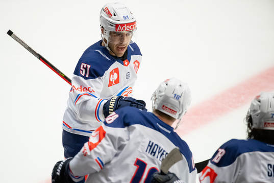 Justin Azevedo of Zurich celebrates scoring 0-1