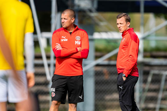 Hittarps assisterande tränare Mikael Wickander och