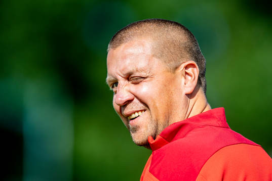 Hittarps assisterande tränare Mikael Wickander