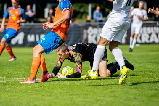 Vejbys målvakt Oskar Anderek