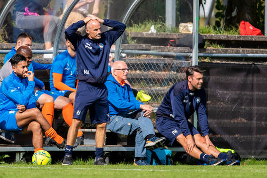 Vejbys tränare Magnus Arvidsson deppar