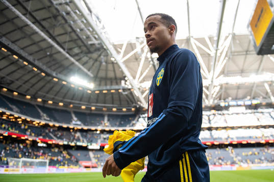 Robin Quaison of Sweden