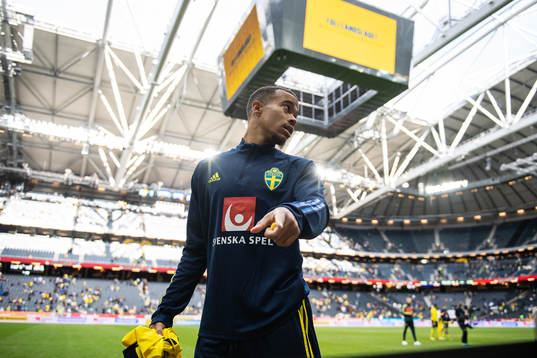 Robin Quaison of Sweden