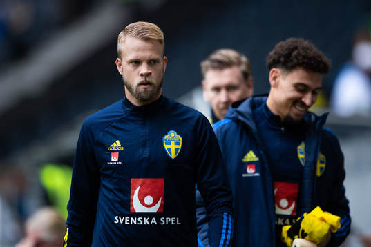 Daniel Sundgren and Jordan Larsson of Sweden