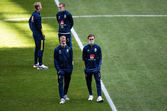 Filip Helander, Viktor Claesson, Daniel Sundgren and