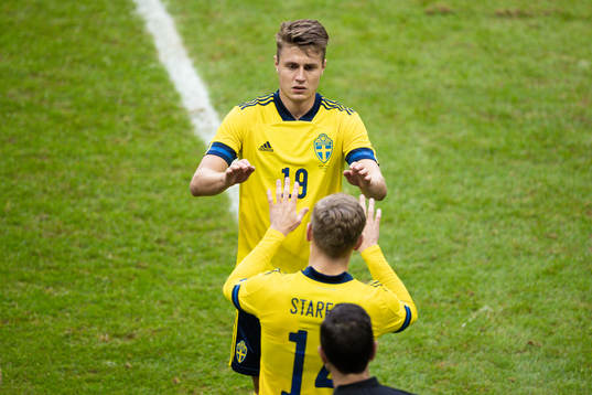 Mattias Svanberg and Carl Starfelt of Sweden