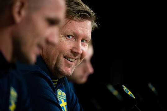 Assistant coach Peter Wettergren of the Swedish national