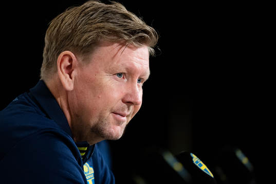 Assistant coach Peter Wettergren of the Swedish national