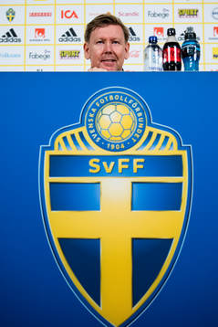 Assistant coach Peter Wettergren of the Swedish national