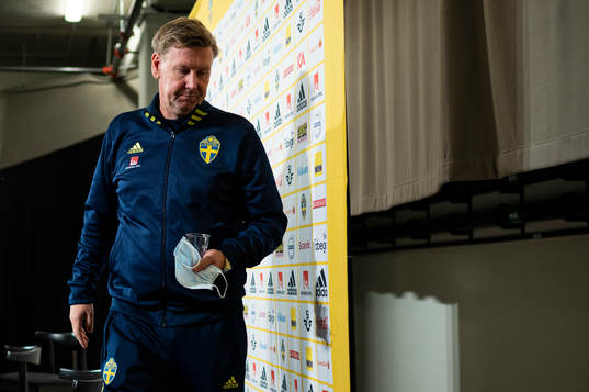 Assistant coach Peter Wettergren of the Swedish national