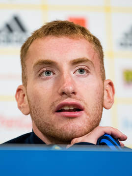 Dejan Kulusevski of the Swedish national team