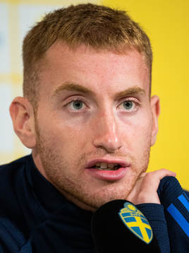 Dejan Kulusevski of the Swedish national team