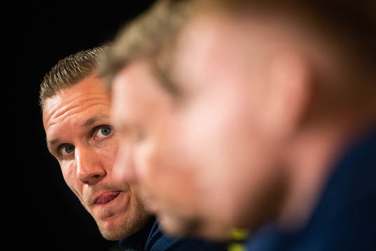Robin Olsen of the Swedish national team