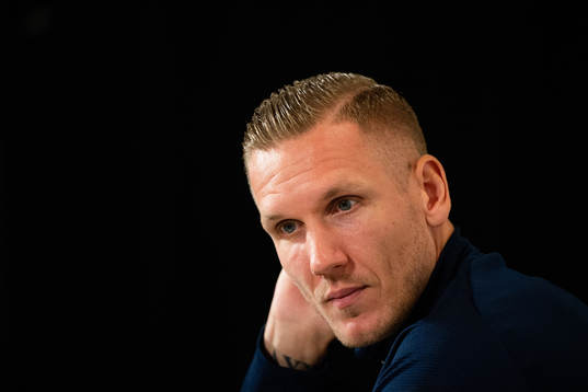 Robin Olsen of the Swedish national team