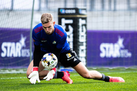 Östers målvakt Mathias Nilsson