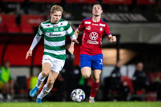Västerås Samuel Sörman och Östers Nicolas Mortensen