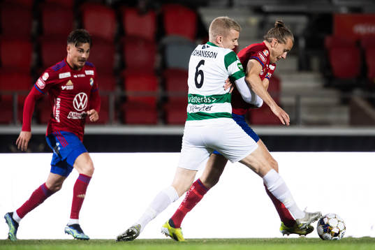 Västerås Simon Johansson mot Östers Jesper Jonasson
