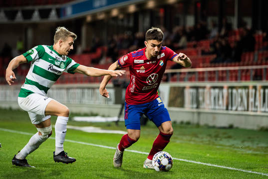 Västerås Simon Gefvert och Östers Alen Zahirovic