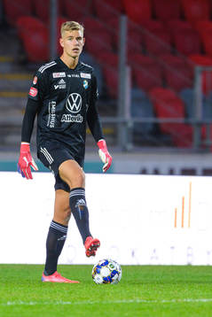 Östers målvakt Mathias Nilsson