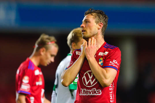 Östers Nicolas Mortensen deppar