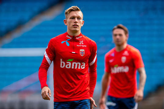 Marcus Holmgren Pedersen of the Norwegian national football
