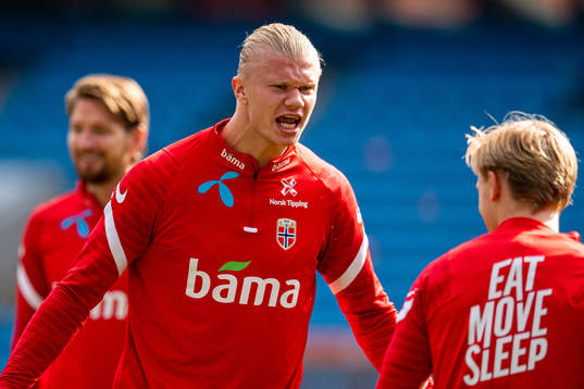 Erling Braut Haaland of the Norwegian national football