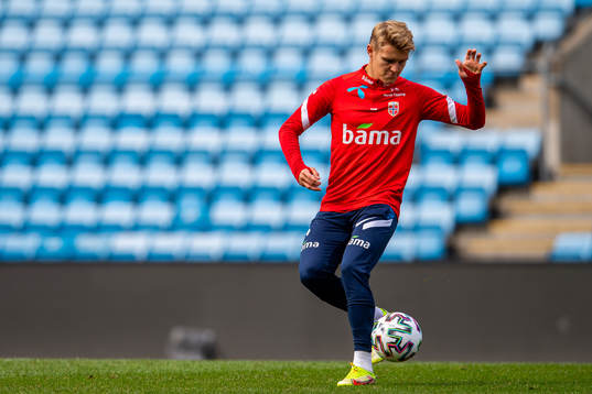 Martin Ødegaard of the Norwegian national football team