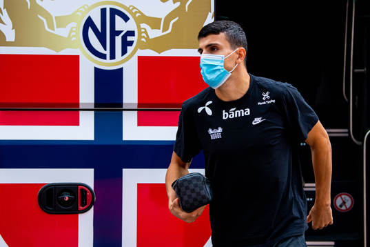 Mohamed Elyounoussi of the Norwegian national football team