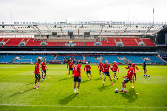Kristian Thorstvedt, Aron Dønnum and players of the