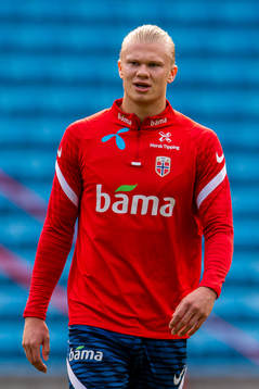 Erling Braut Haaland of the Norwegian national football team