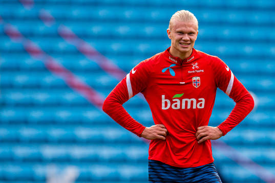 Erling Braut Haaland of the Norwegian national football team