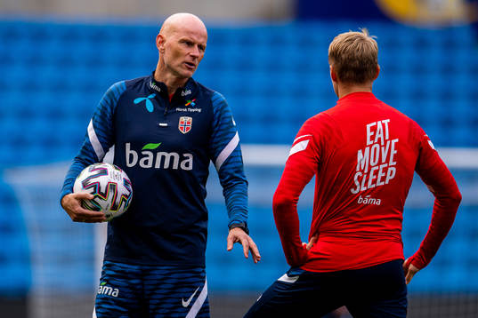 Ståle Solbakken, head coach of the Norwegian national