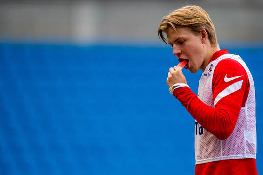 Jens Petter Hauge of the Norwegian national football team
