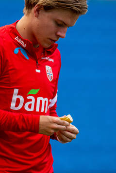 Jens Petter Hauge of the Norwegian national football team