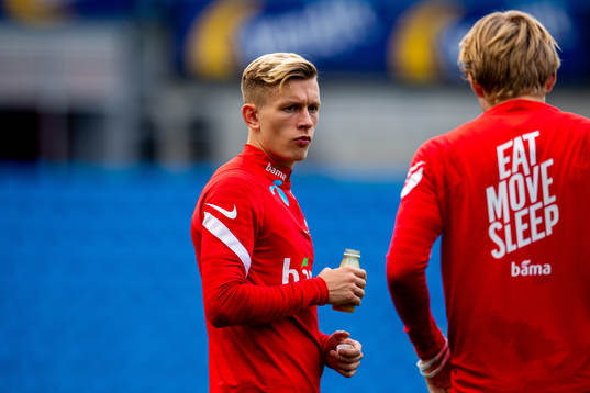 Marcus Holmgren Pedersen of the Norwegian national football