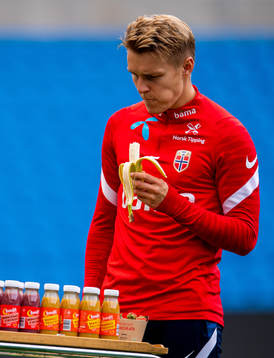 Martin Ødegaard of the Norwegian national football team