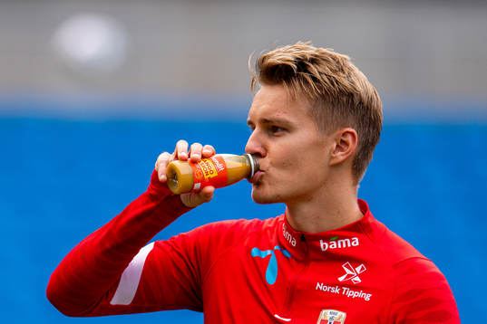 Martin Ødegaard of the Norwegian national football team