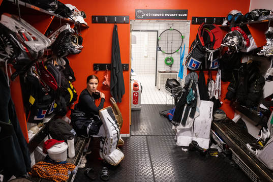 Ishockeymålvakten Sofia Reideborn, Göteborg HC