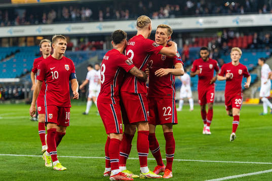Martin Ødegaard, Aron Dønnum and Marcus Holmgren Pedersen