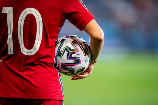 A close-up of Martin Ødegaard of Norway