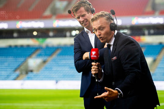 Jesper Mathisen and Jon Hartvig Børrestad, reporters of TV