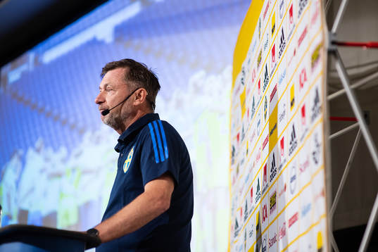 Peter Gerhardsson, head coach of the Swedish women's