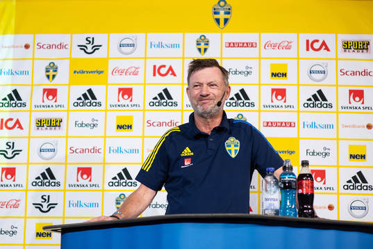Peter Gerhardsson, head coach of the Swedish women's