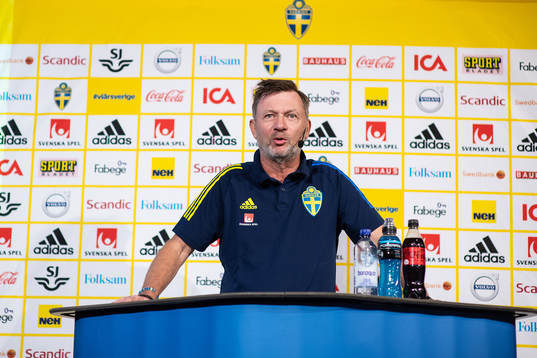 Peter Gerhardsson, head coach of the Swedish women's