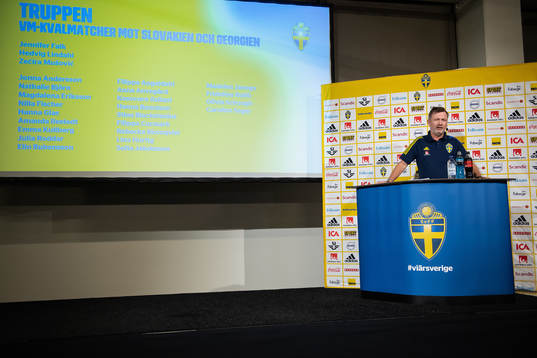 Peter Gerhardsson, head coach of the Swedish women's