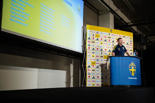 Peter Gerhardsson, head coach of the Swedish women's