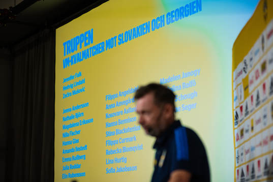 Peter Gerhardsson, head coach of the Swedish women's