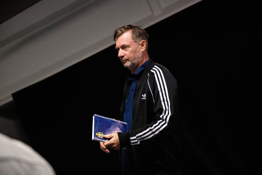 Peter Gerhardsson, head coach of the Swedish women's