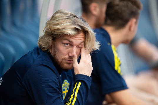 Emil Forsberg of the Swedish national football team